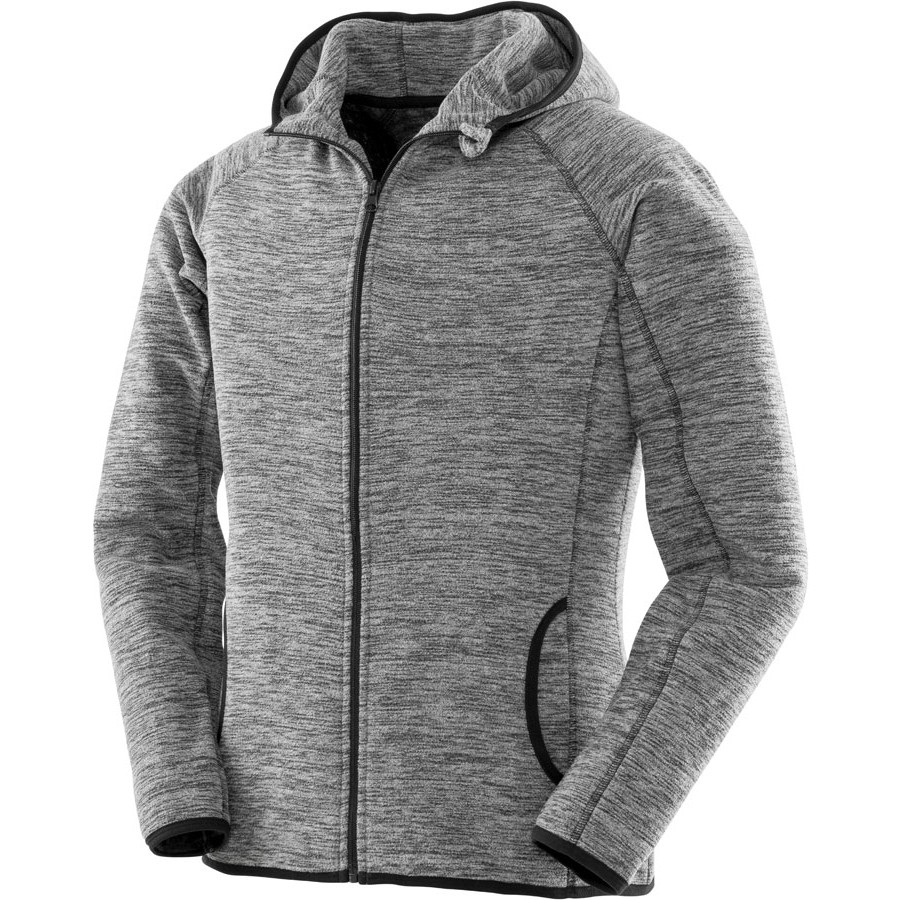 Damen Microfleece Kapuzenjacke
