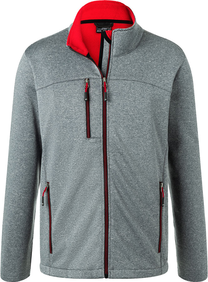 Dark-Melange/Red