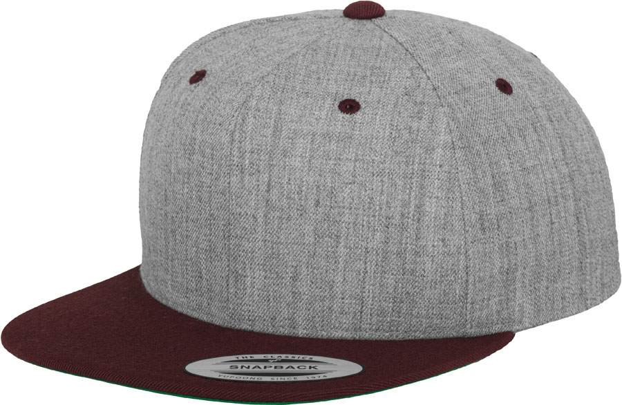 Heather Grey/Maroon