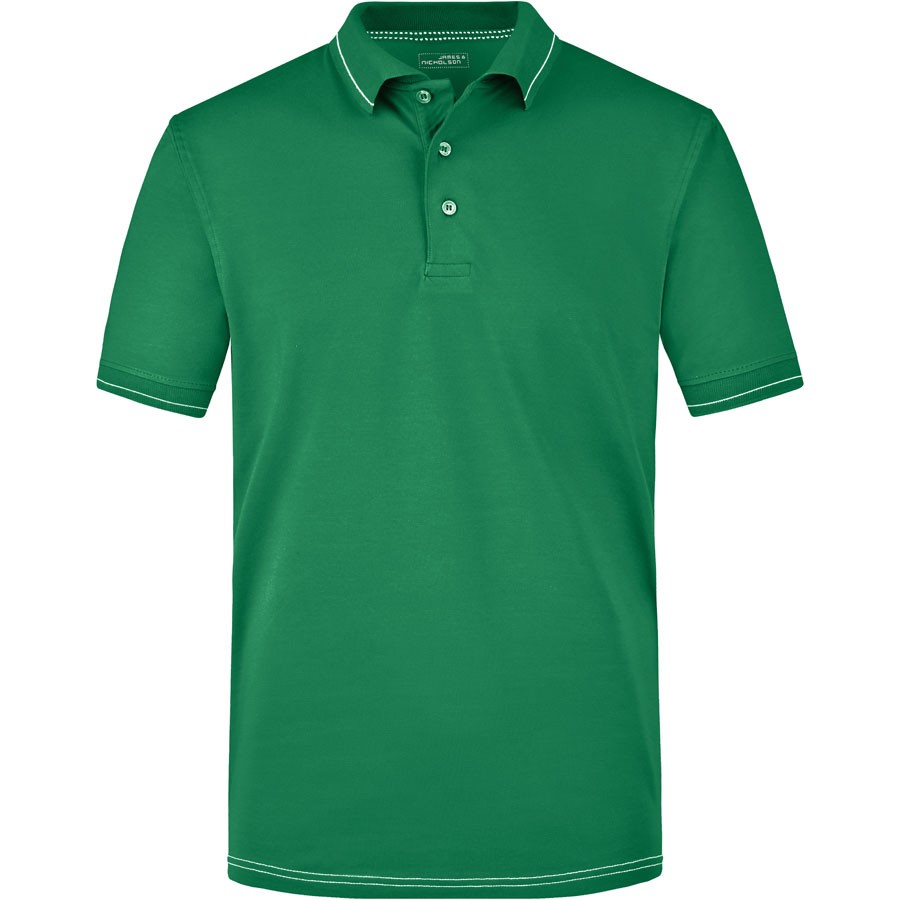 Herren Jersey Stretch Polo