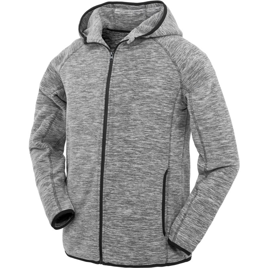 Herren Microfleece Kapuzenjacke