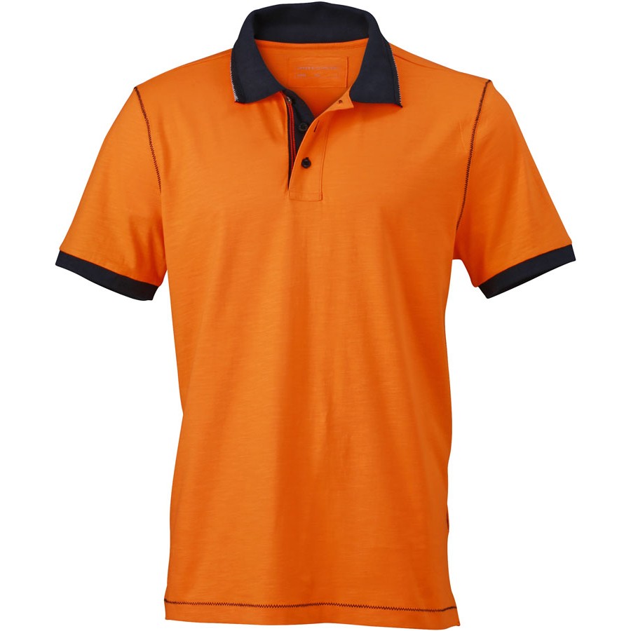 Herren Slub Polo Urban