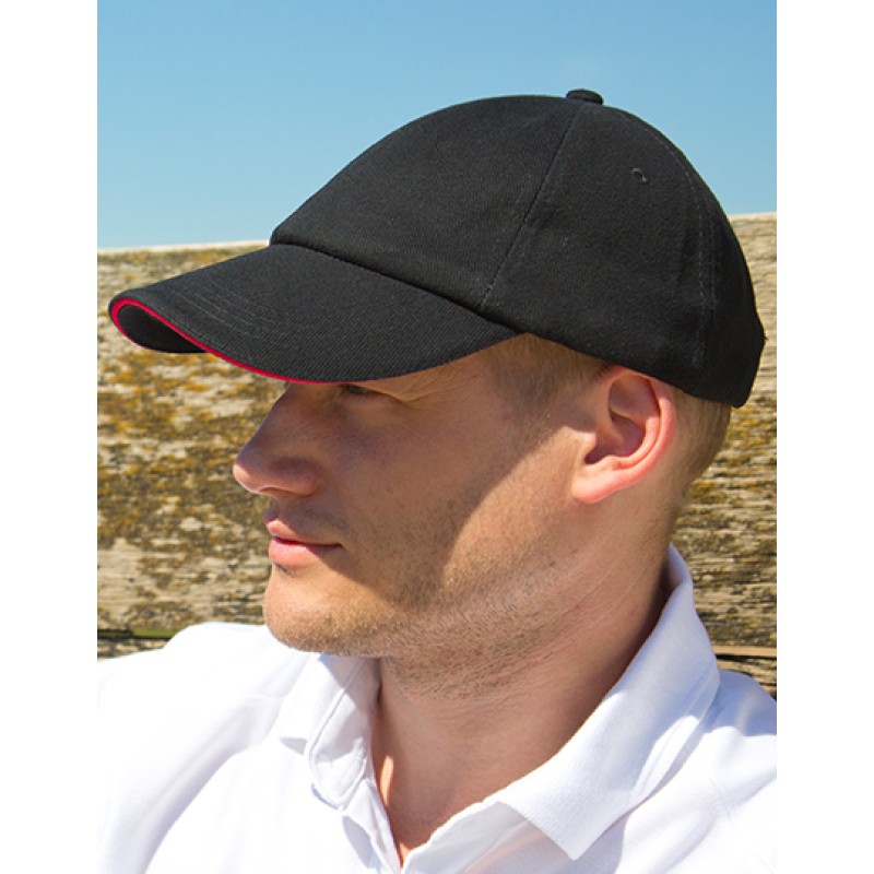 6 Panel Niedrigprofil Sandwich Kappe – Bild 2