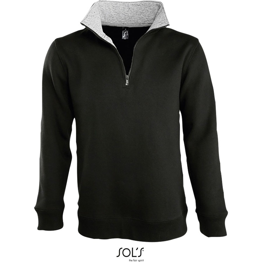 Sweater mit 1/4 Zip