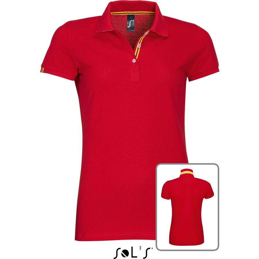 Schweres Damen Piqué Polo