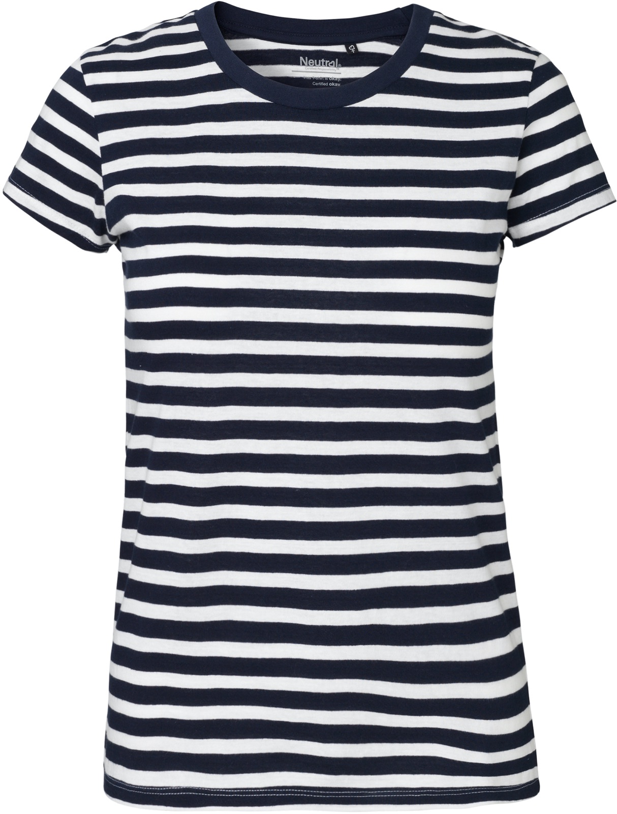 White - Navy (Striped)