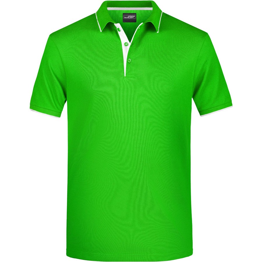 Herren Piqué Polo Stripe