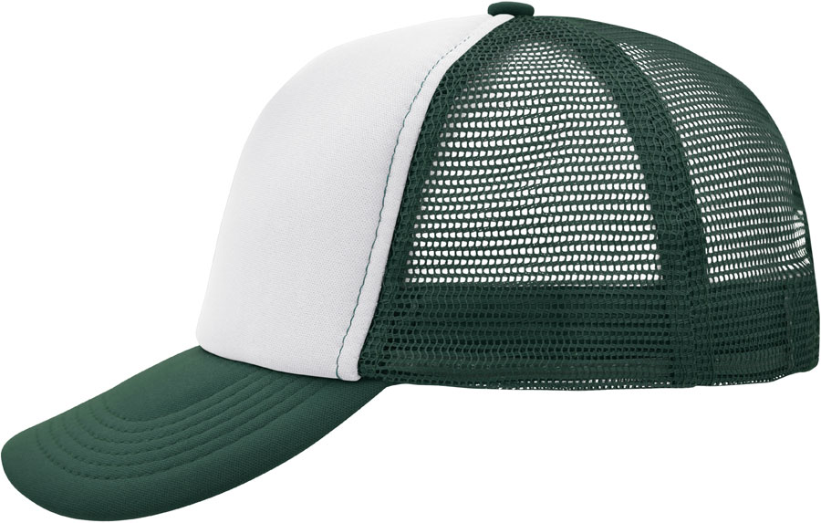 White/Dark Green