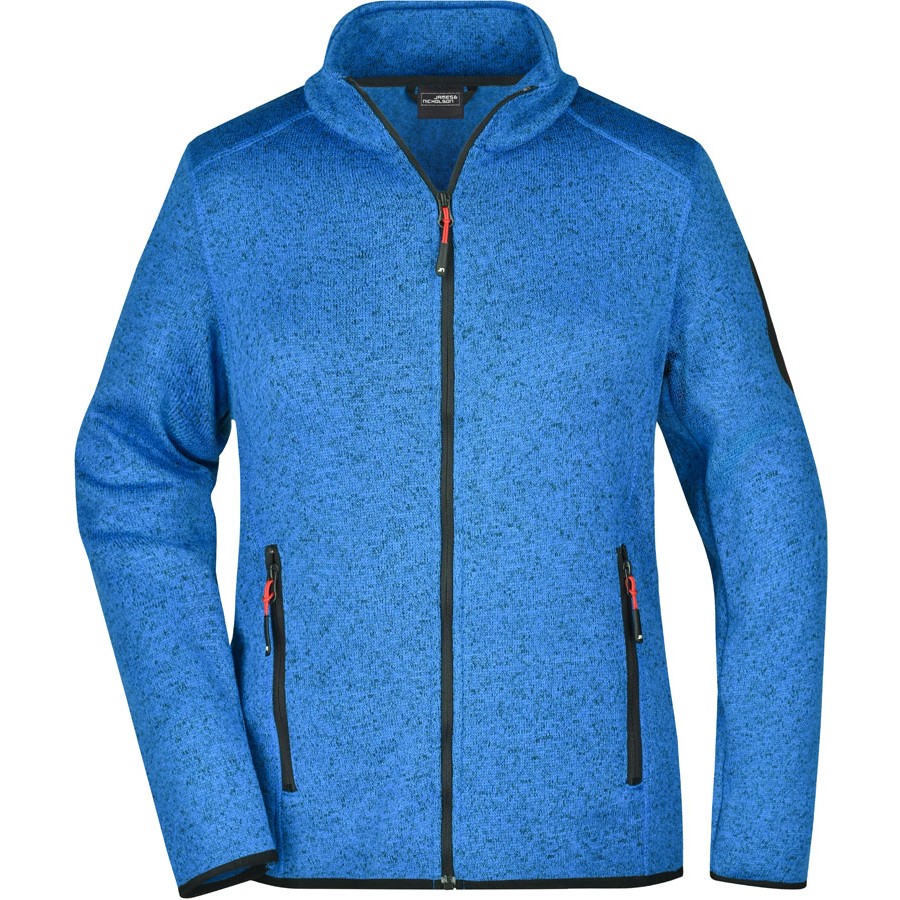 Damen Strickfleece Jacke