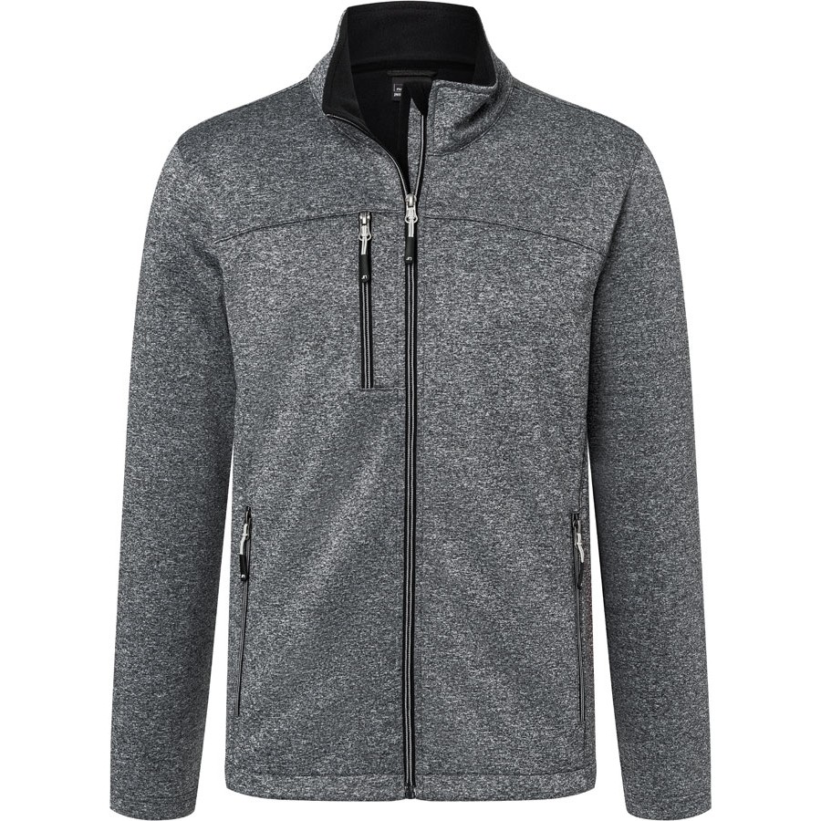 Herren 2-Lagen Melange SoftsSoftshell Jacke
