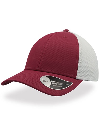 Burgundy/White