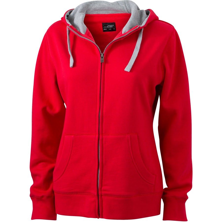 Damen Lifestyle Kapuzen Sweatjacke