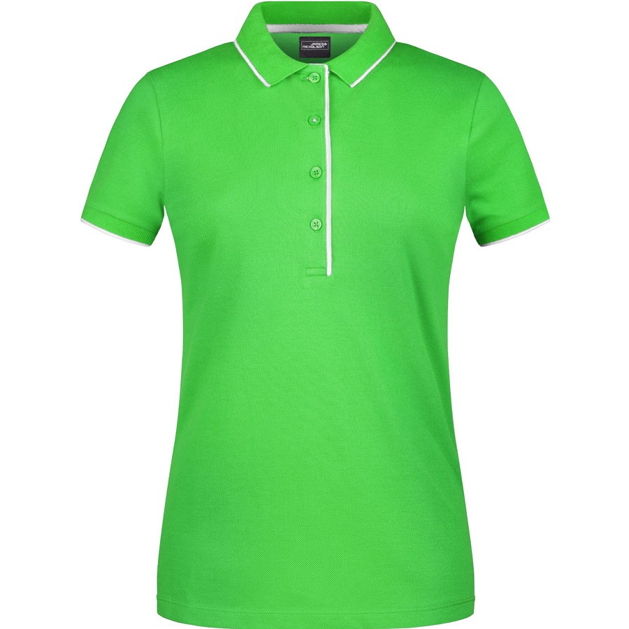 Damen Piqué Polo Stripe