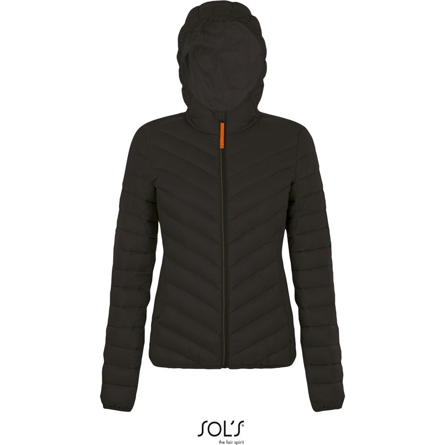 Leichte Damen Daunen Kapuzenjacke