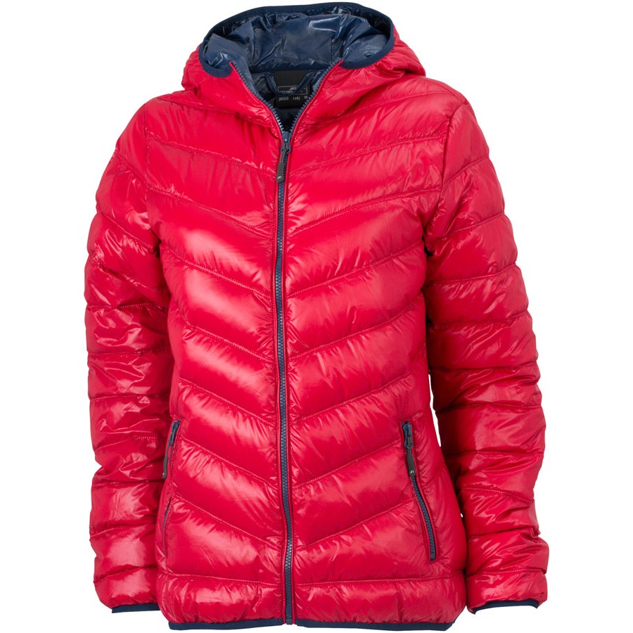Leichte Damen Daunen Kapuzenjacke