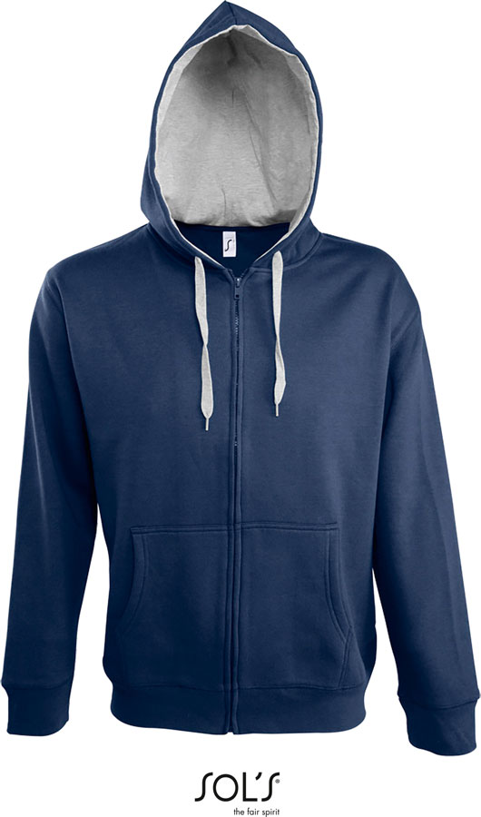 French Navy/Grey Melange