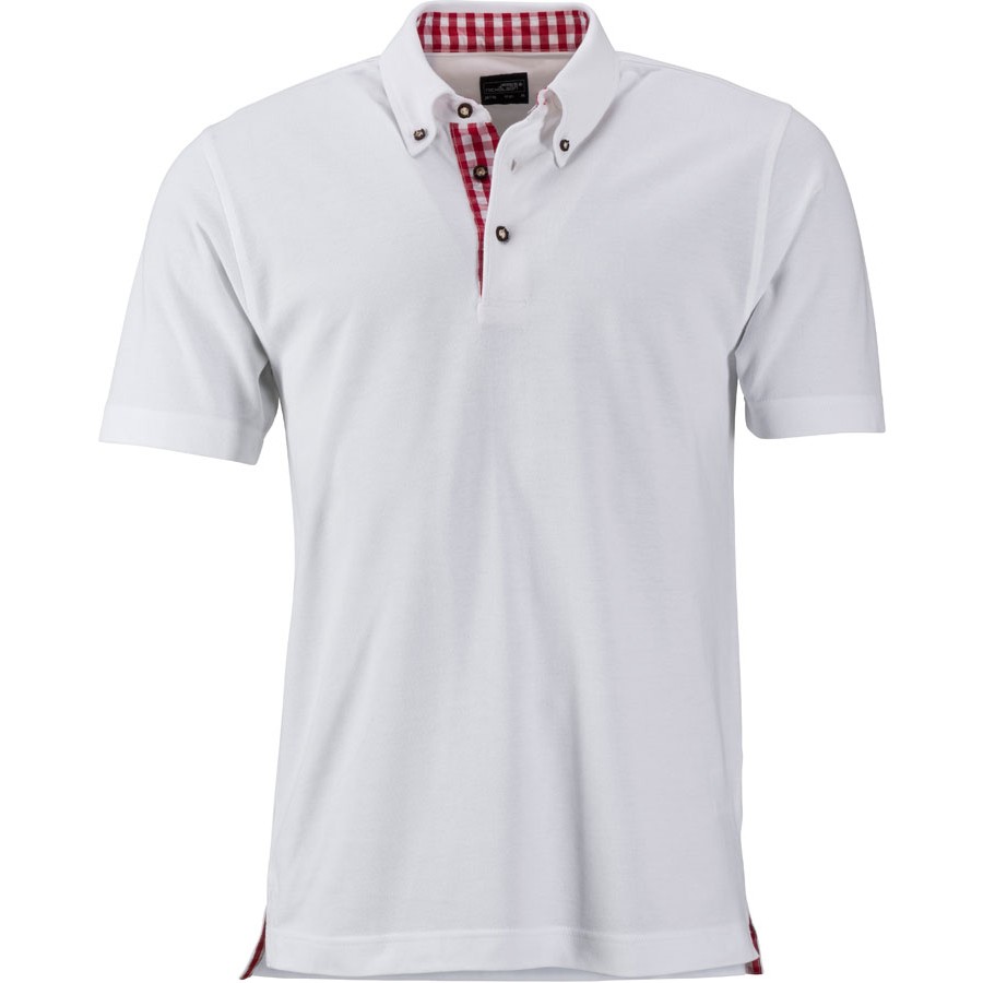 Herren Trachten Piqué Polo