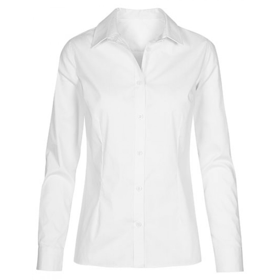 Damen Oxford Shirt Long Sleeve