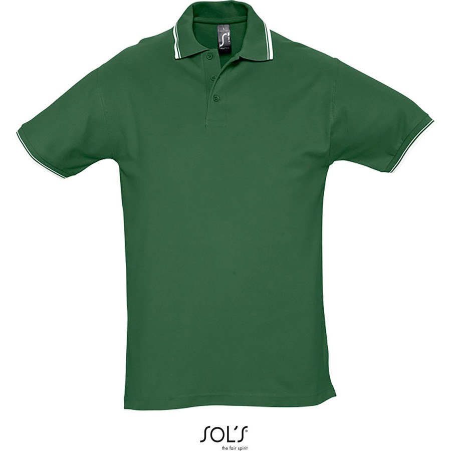 Schweres Herren Piqué Polo mit Streifen