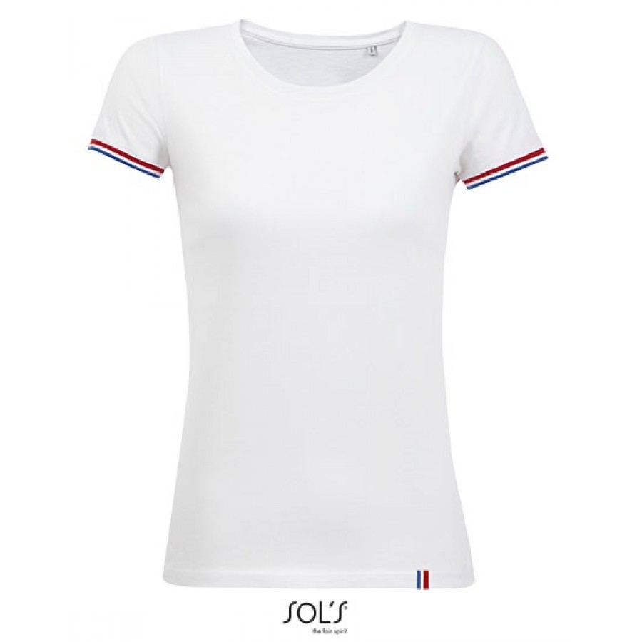 Damen Short Sleeve T-Shirt Rainbow