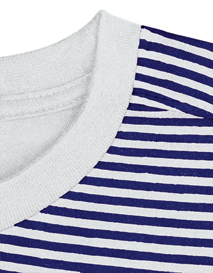 White/Navy (Striped)