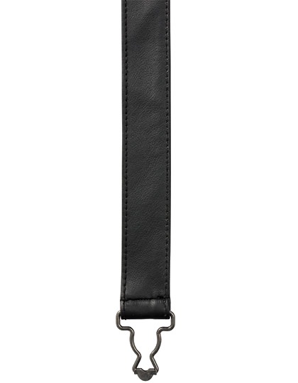 Black Faux Leather