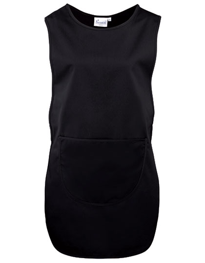 Damen Long Pocket Tabard - Black, XL