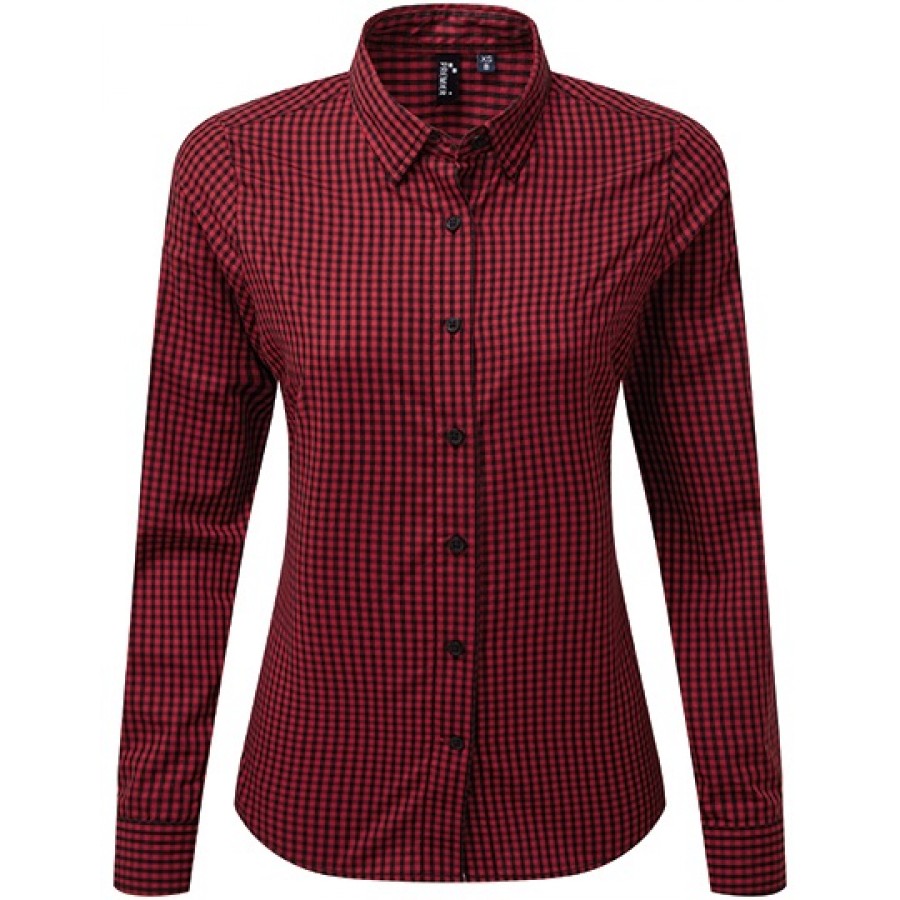 Damen Maxton Check Long Sleeve Shirt