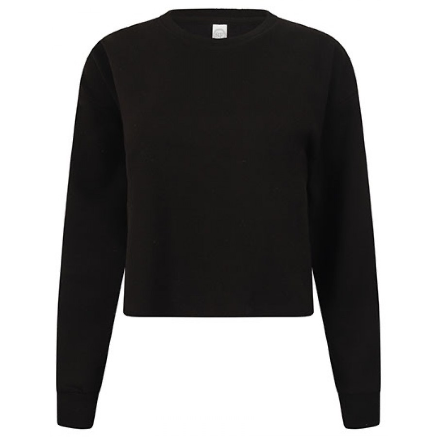 Damen Cropped Slounge Sweat
