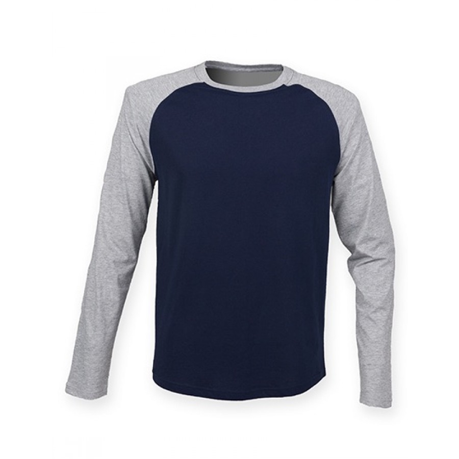Herren Long Sleeved Baseball T