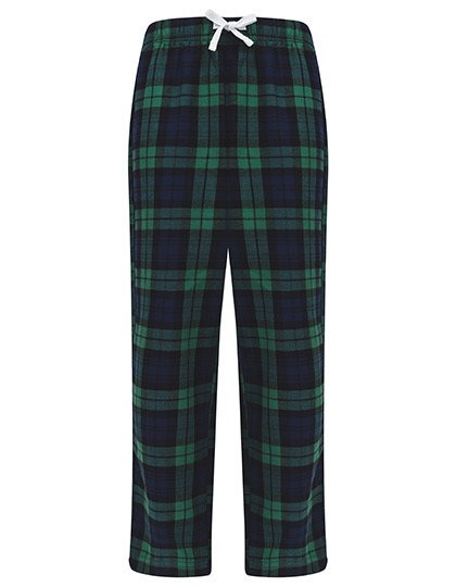 Navy-Green Check