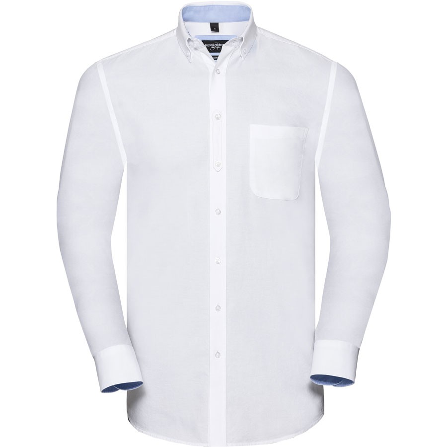 Washed Oxford Hemd langarm