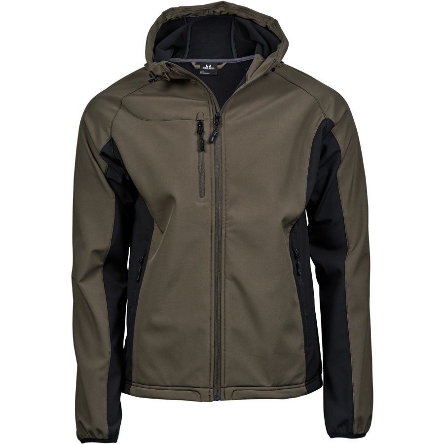 Herren Kapuzen 3-Lagen Softshell Jacke