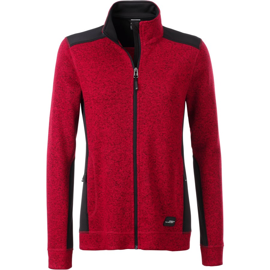 Damen Workwear Strickfleece Jacke - Strong