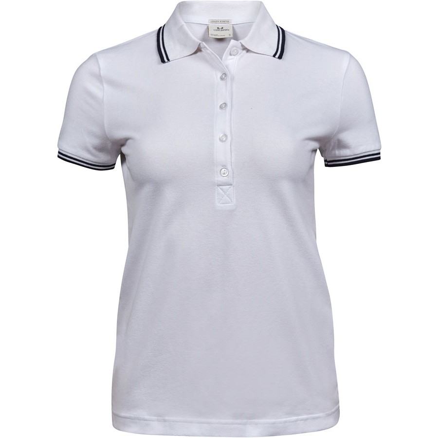 Schweres Damen Stretch Piqué Polo