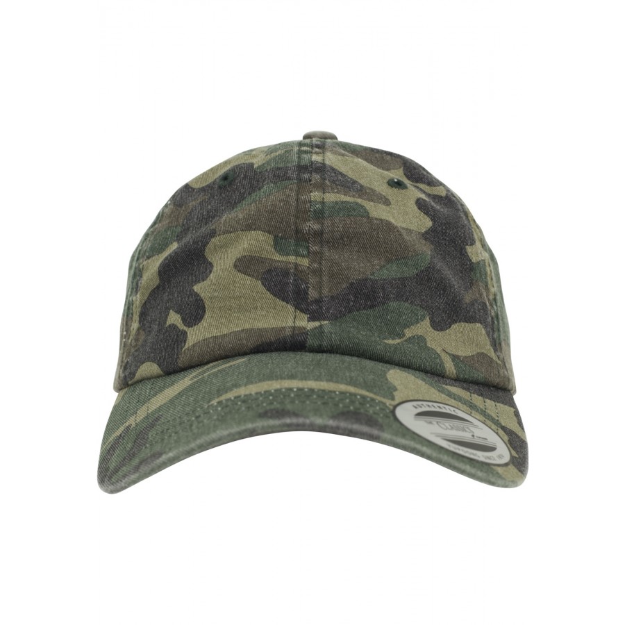 Low Profile Camo Washed Cap