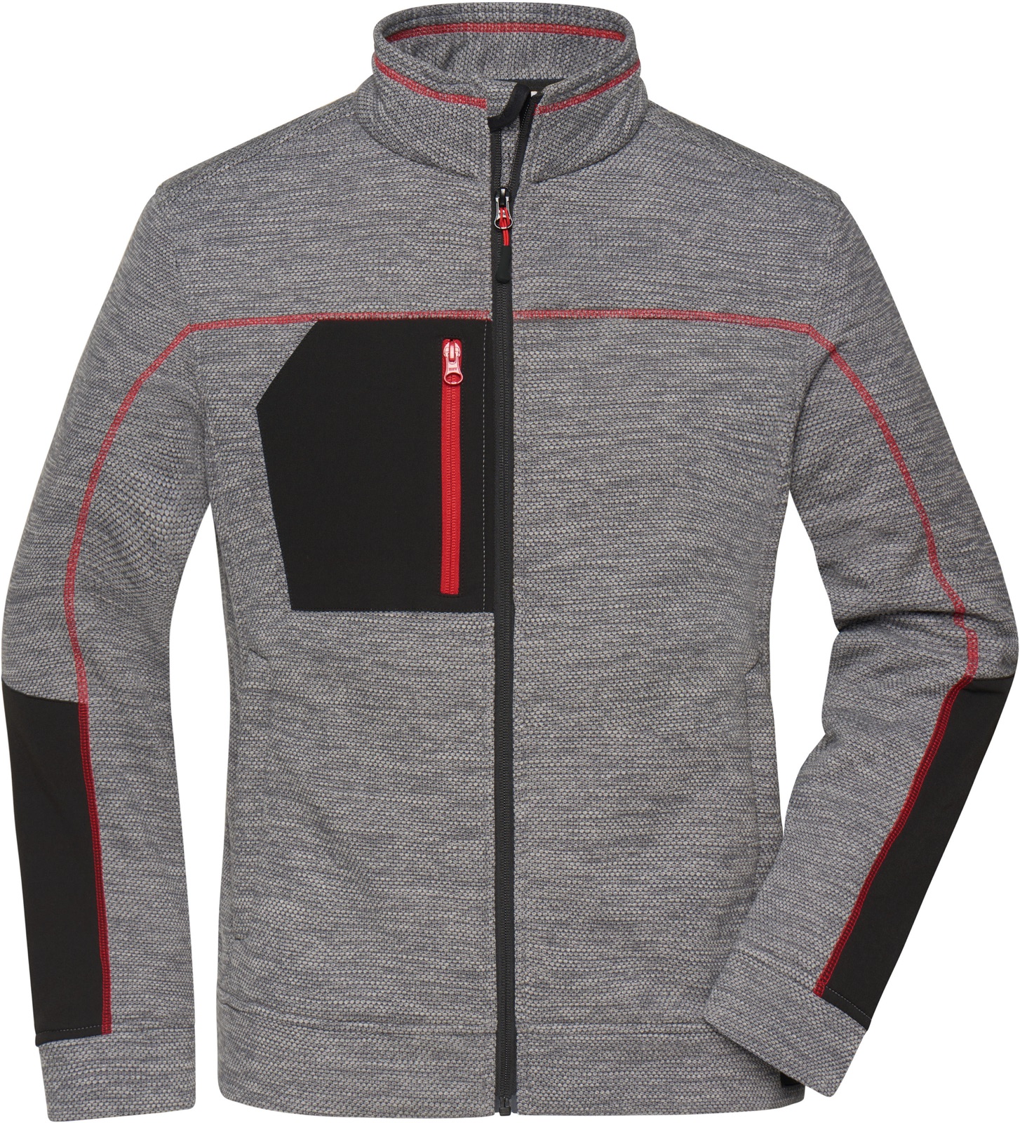 Carbon Melange/Black/Red