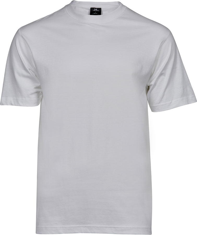 Herren Basic T-Shirt - White, XXL