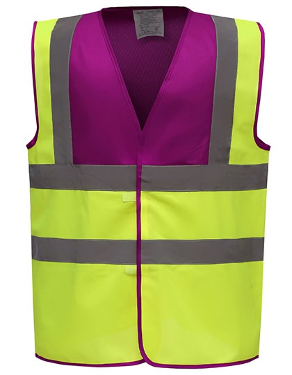 Raspberry Yoke/Hi-Vis Yellow