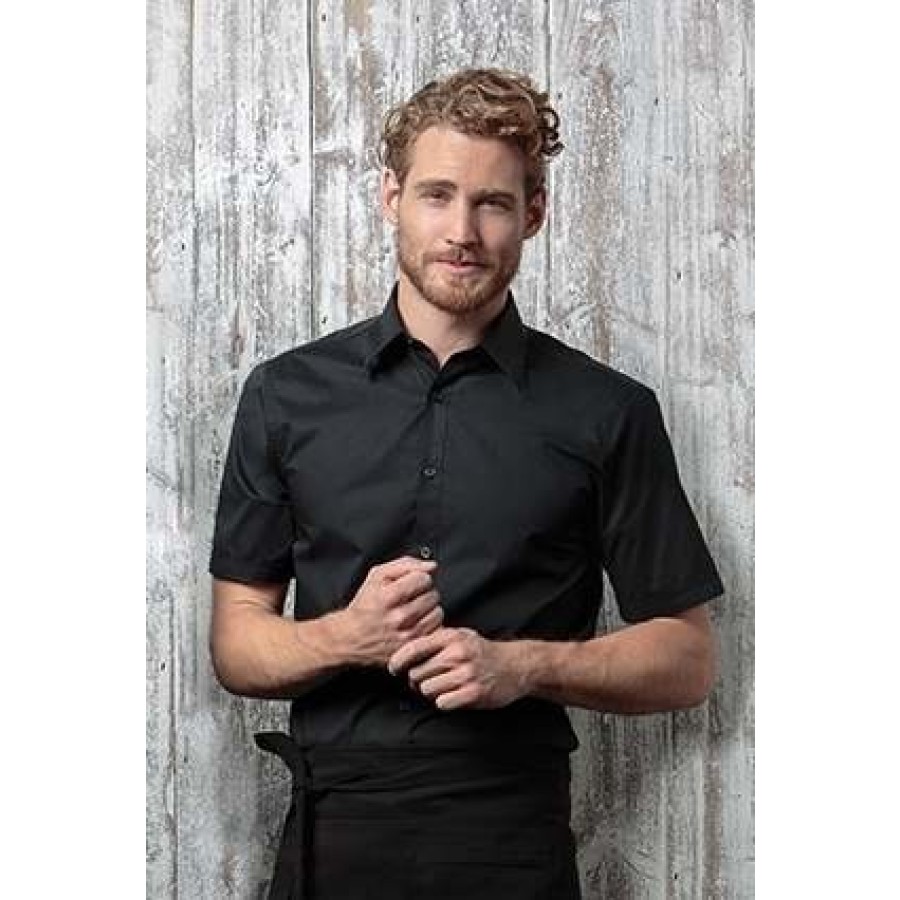 Herren Tailored Fit Bar Shirt Short Sleeve