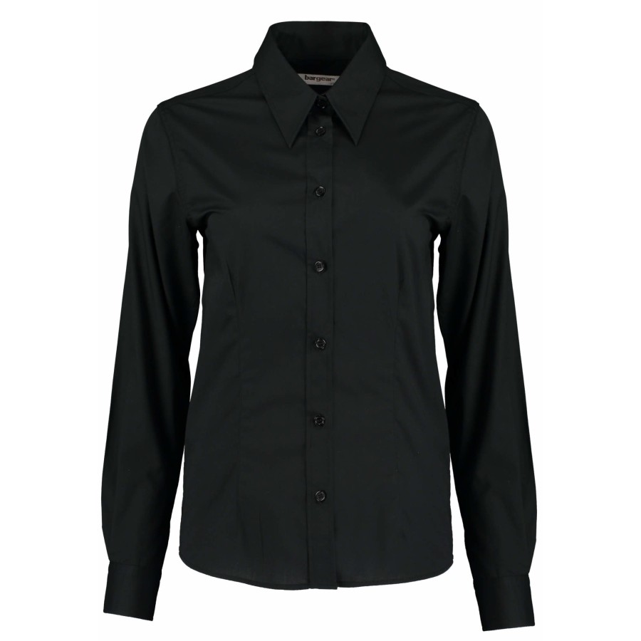 Damen Tailored Fit Bar Shirt Long Sleeve