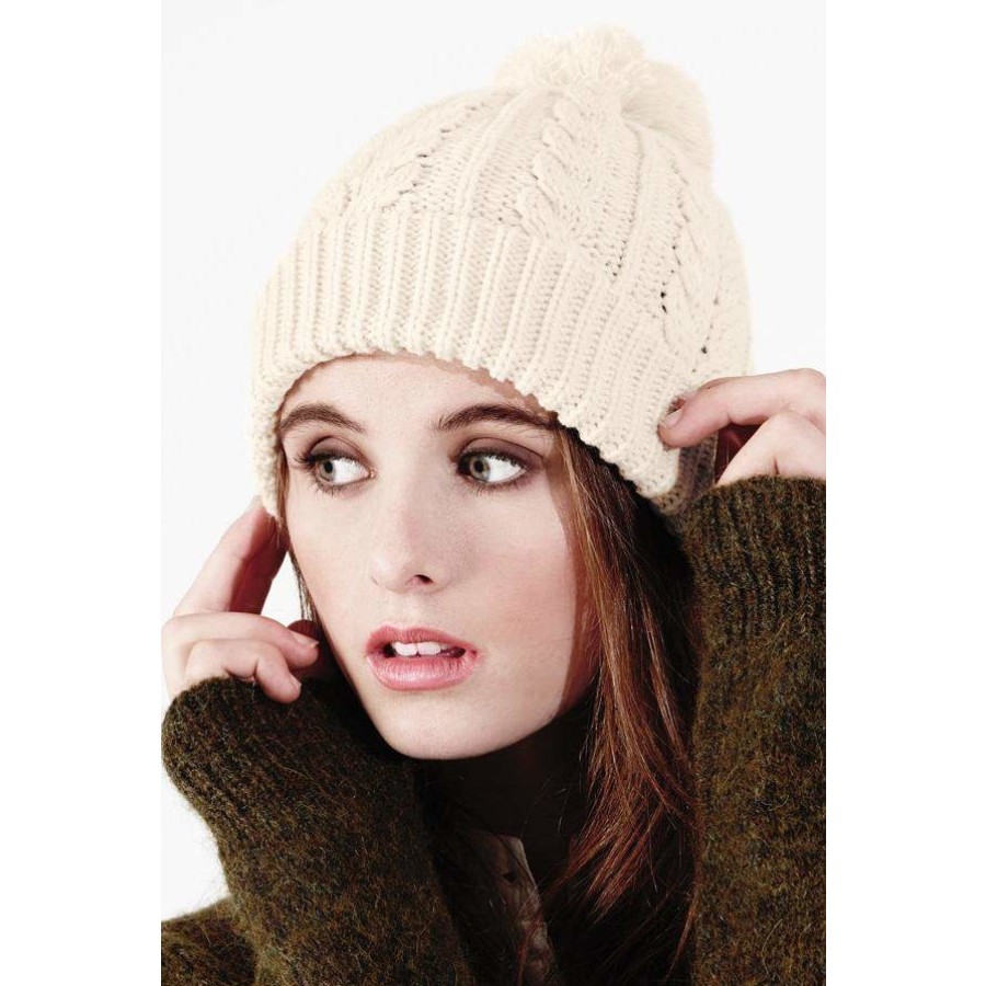 Cable Knit Snowstar® Beanie – Bild 5