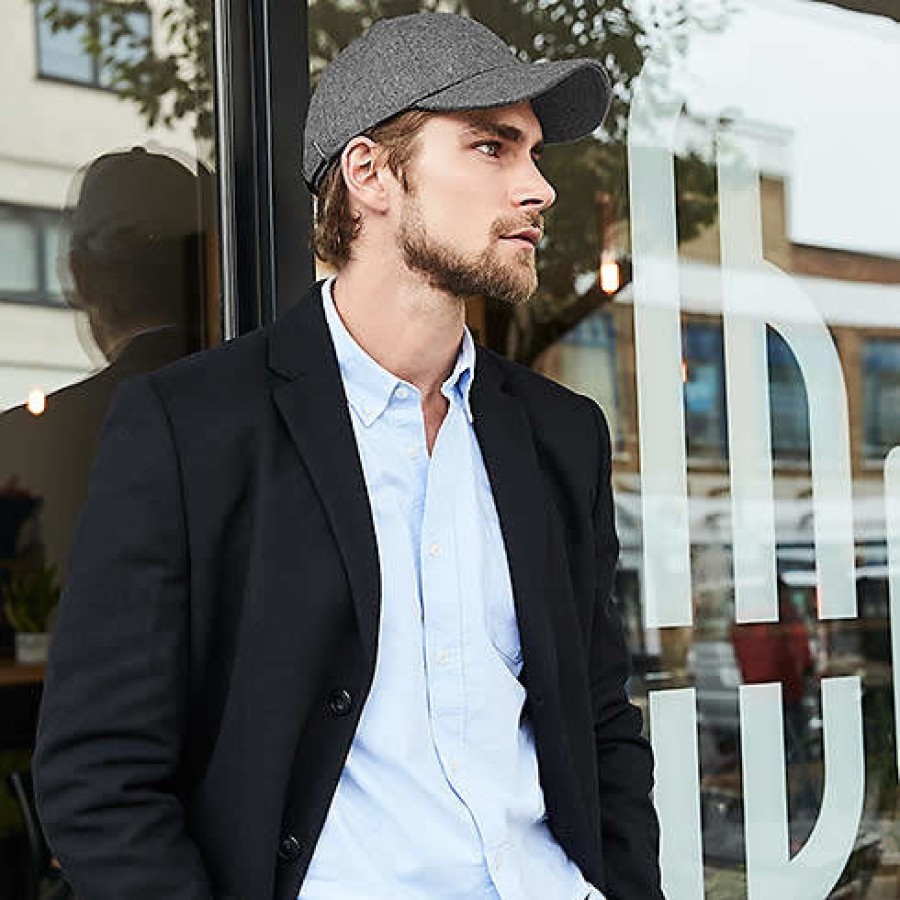 Melton Wool 6 Panel Cap – Bild 2