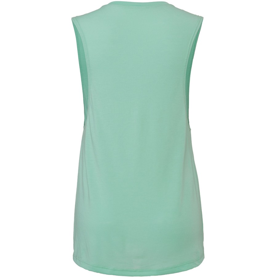 Damen Flowy Scoop Muscle T-Shirt – Bild 2