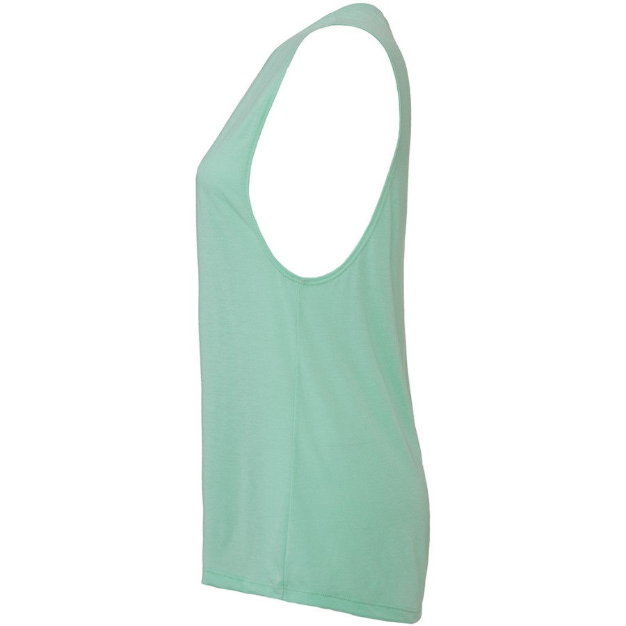 Damen Flowy Scoop Muscle T-Shirt – Bild 3
