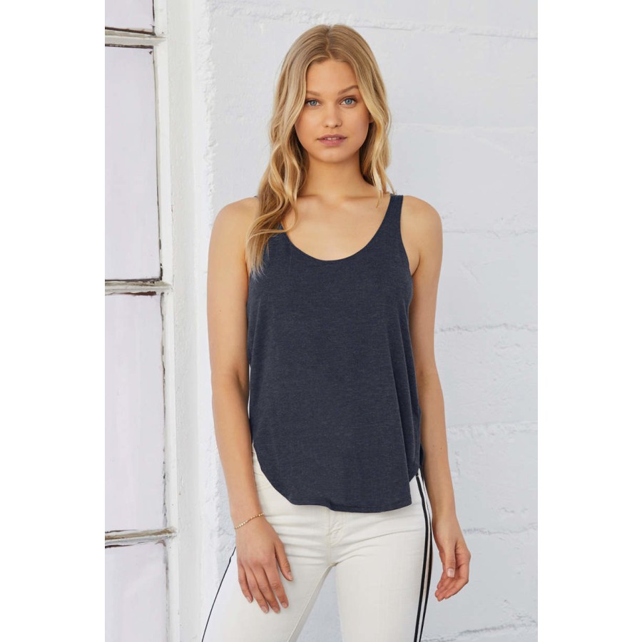 Damen Flowy Side Slit Tank – Bild 2