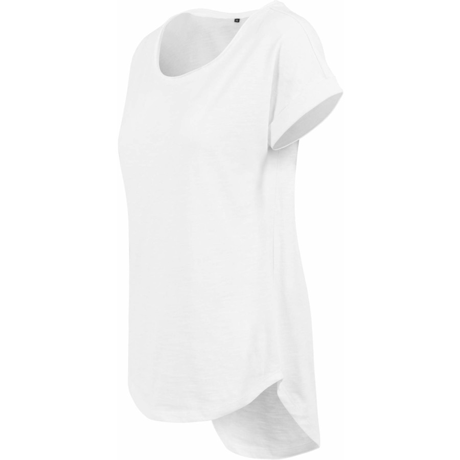 Damen Long Slub Tee – Bild 3