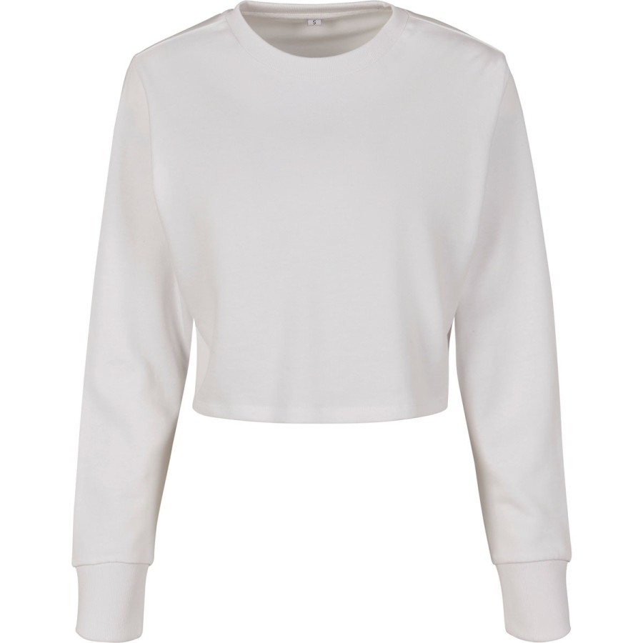Damen Terry Cropped Crew