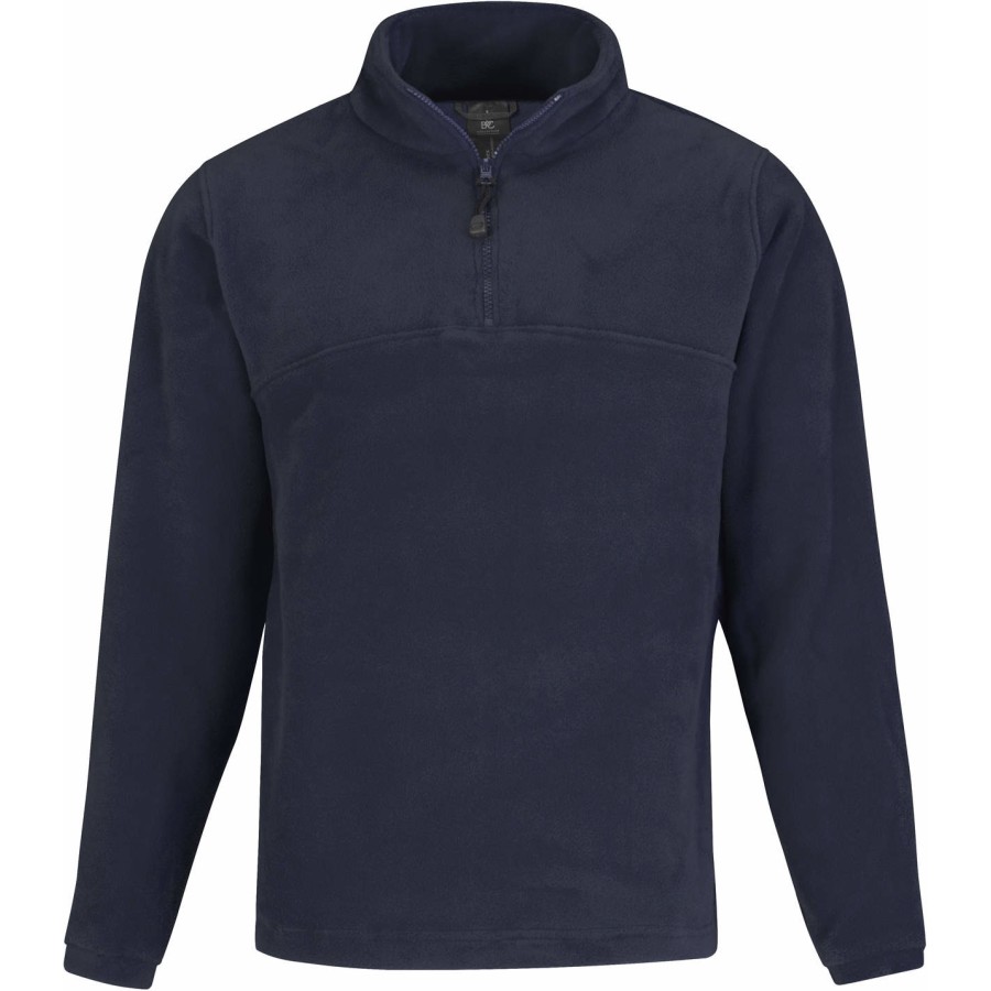 Fleece Pullover mit 1/4 Zip