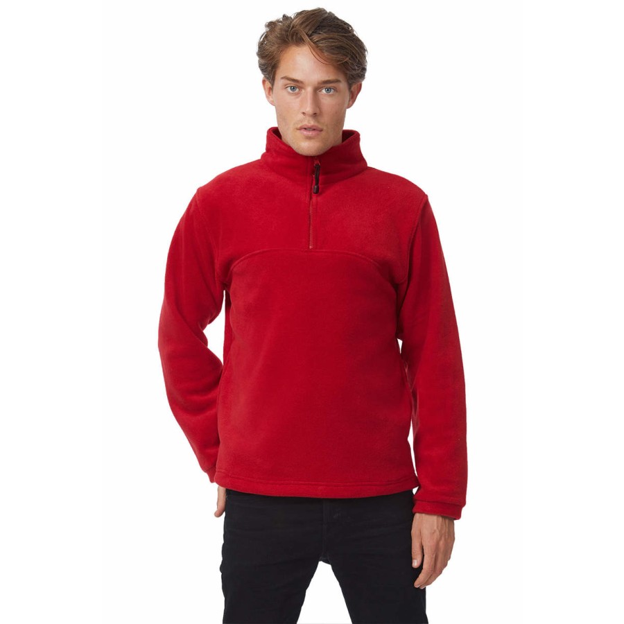 Fleece Pullover mit 1/4 Zip – Bild 2